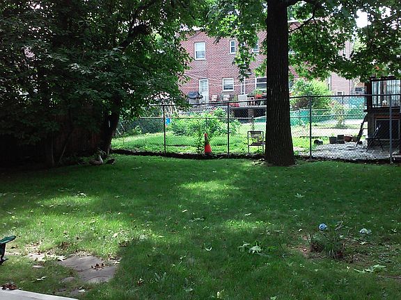 spacious back yard
