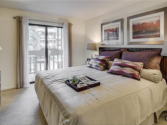 Master bedroom with patio access