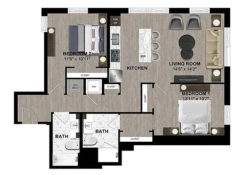 Floor plan B14