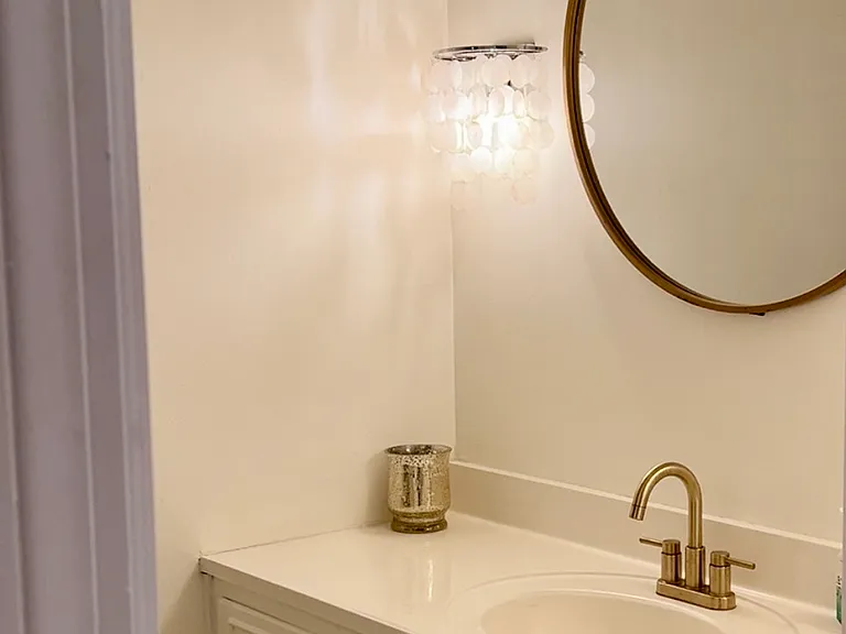 One of the upstairs bathrooms