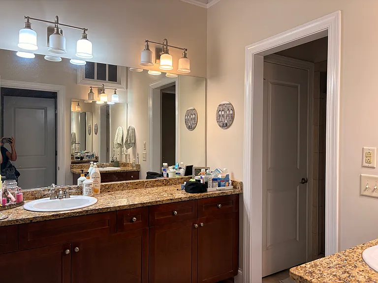Spacious Primary Bath with Double Vanity