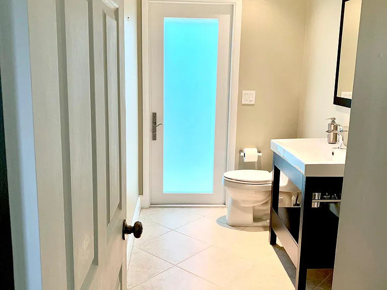 Main floor powder room