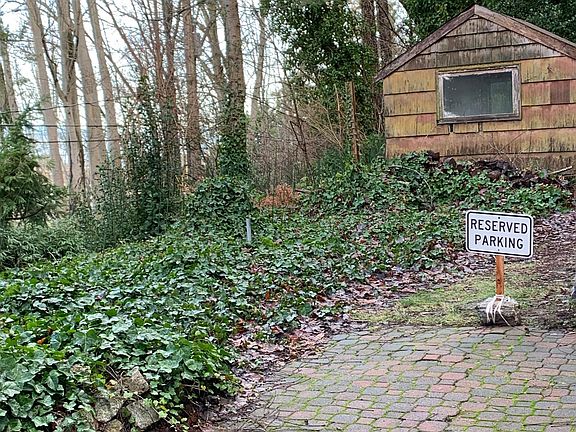 Dedicated parking spot.