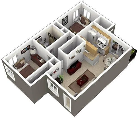 Floor plan The Rock Renovated
