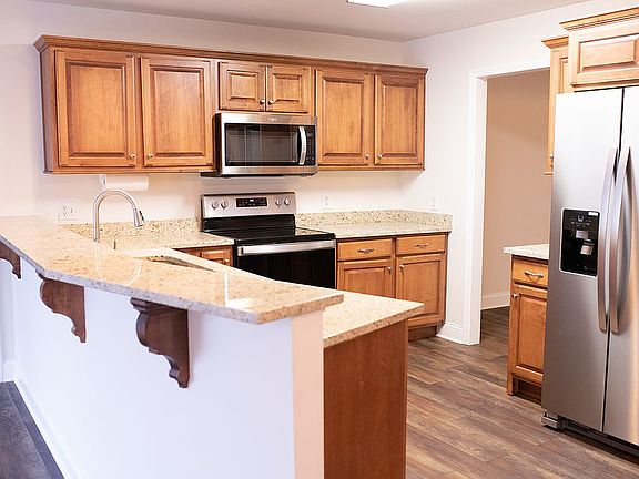 Open kitchen new granite 