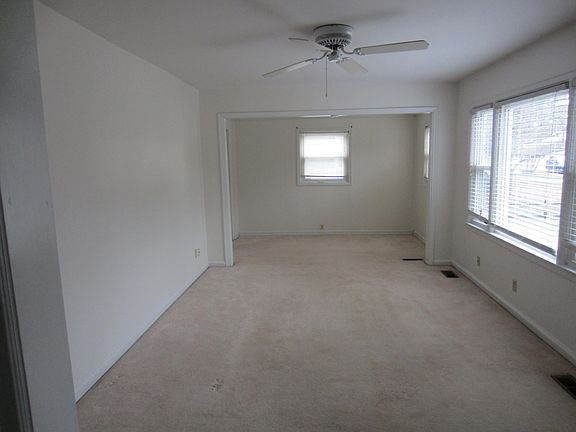 Living room with office