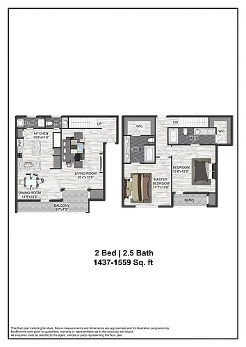 Floor plan B5TH