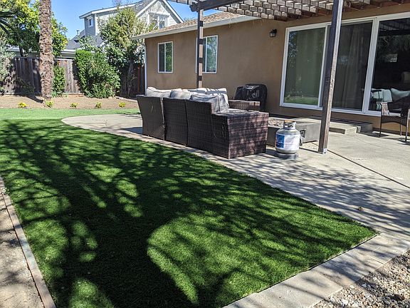 Grass is artificial