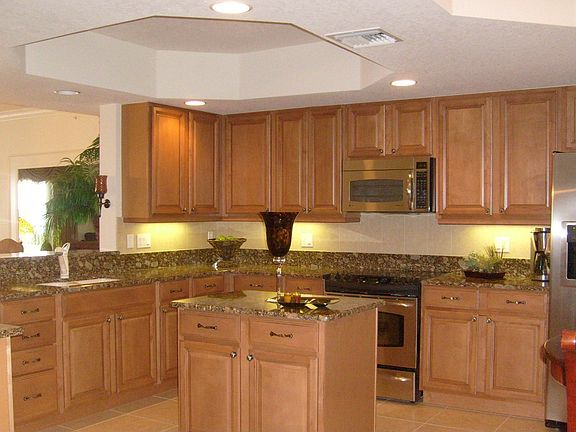 Kitchen with Rolling Island