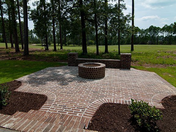 Brick Patio for Enjoyment