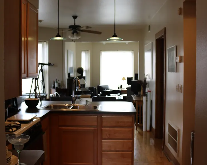 View from rear to front of apartment