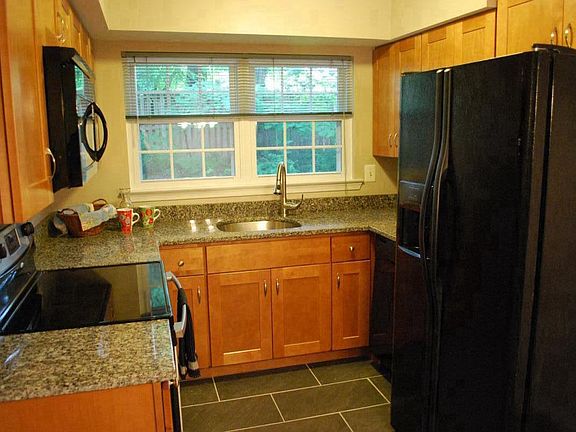 Updated kitchen with granite countertops