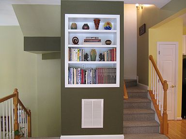 Custom made bookcase