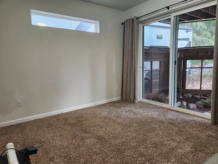 Downstairs Bedroom 1 and access to Catio