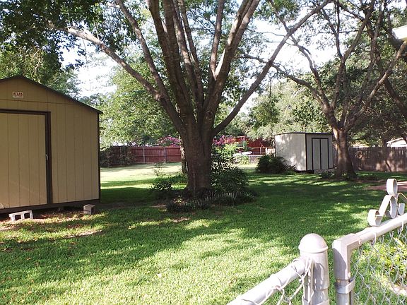 Two large storage sheds
