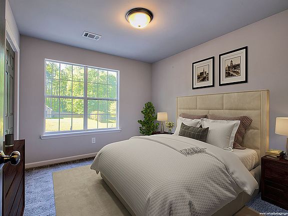 Vstaged secondary bedroom