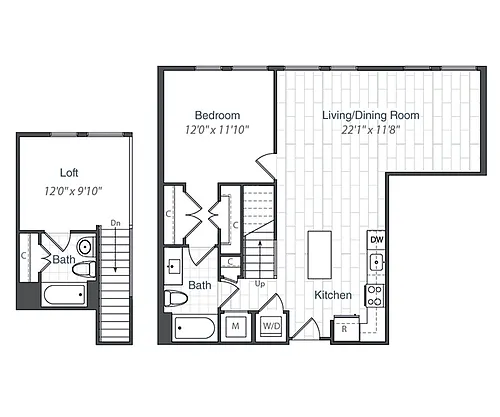 Floor plan A18L-1096