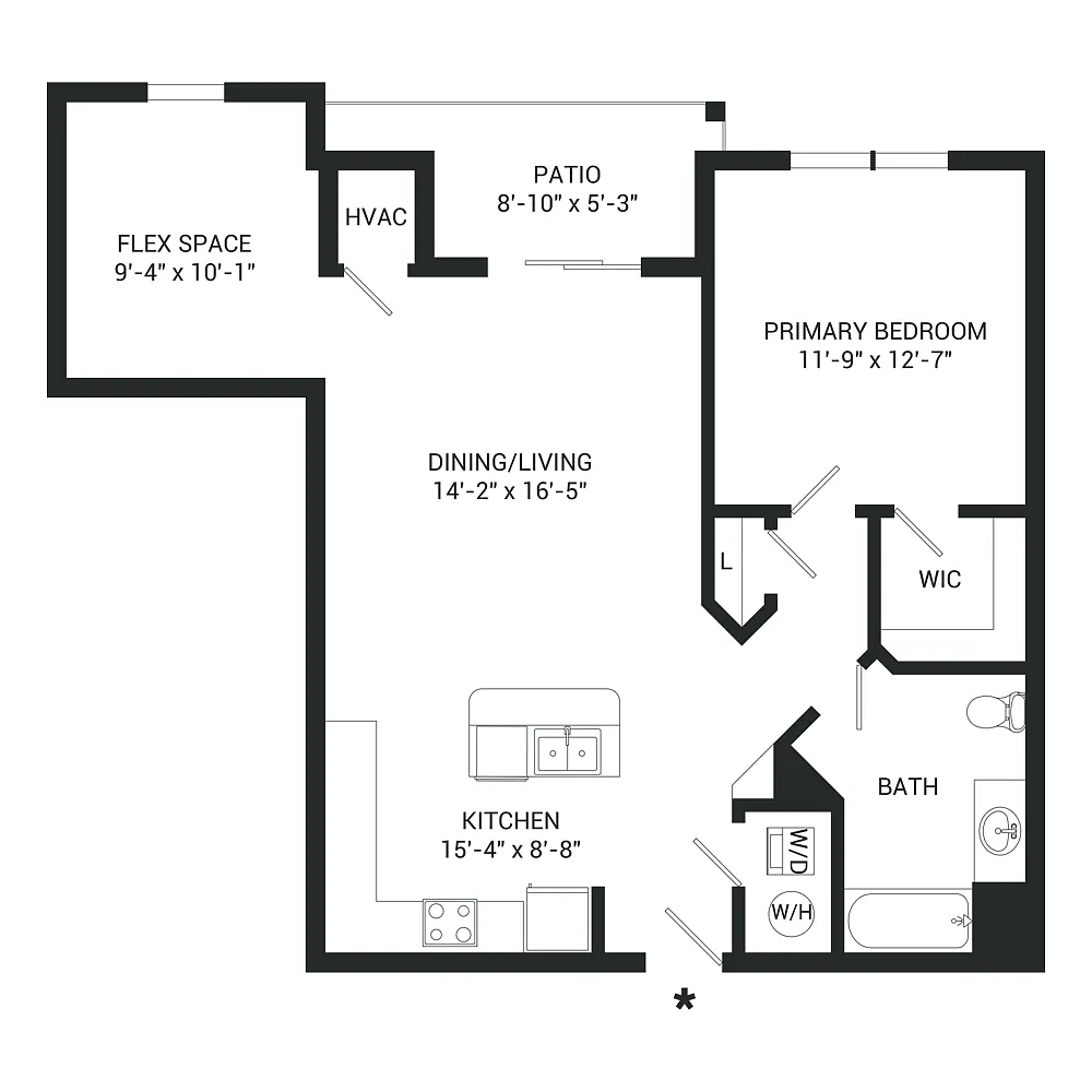 Floor plan Centennial- Den
