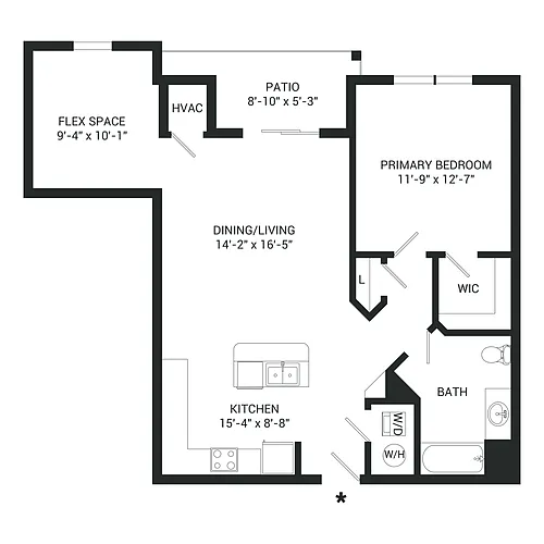 Floor plan Centennial- Den