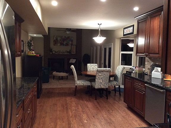 Kitchen to family room