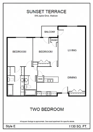 Floor plan E