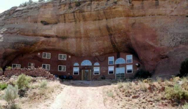 Front View Cave Home