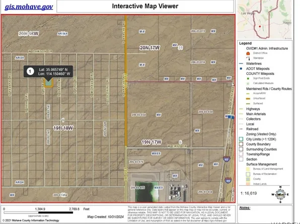 LOT 134 S Pinal Rd, Golden Valley, AZ 86413