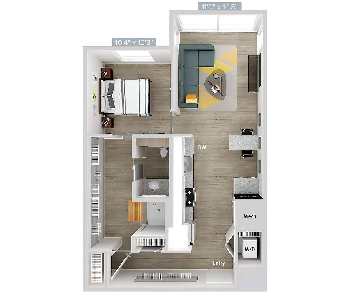 Floor plan 409