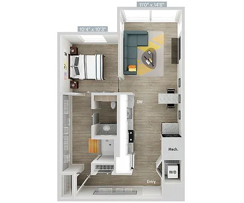 Floor plan 409