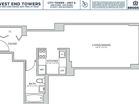 2nd image of 75 W End Ave APT C5k