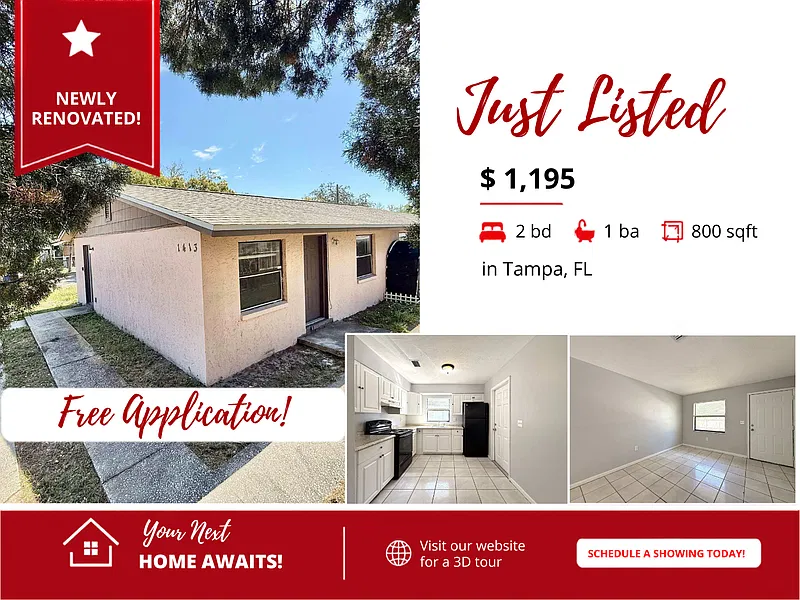 2 bed, 1.0 bath, 800 sqft, $1,195 — Photo 1