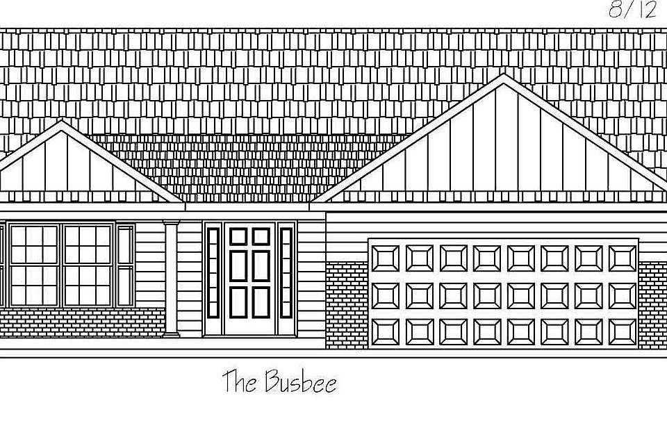 2nd image of 1496 Abberbury Dr. Busbee Plan Lot 215