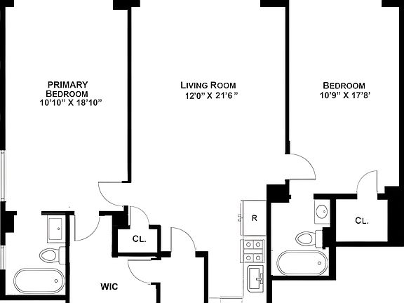 2nd image of 121 W 72nd St #14AB