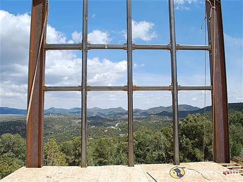 great room views...prior to wall construction
