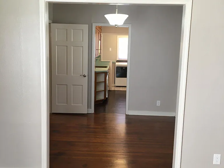 living room.....thru dining room....kitchen in background