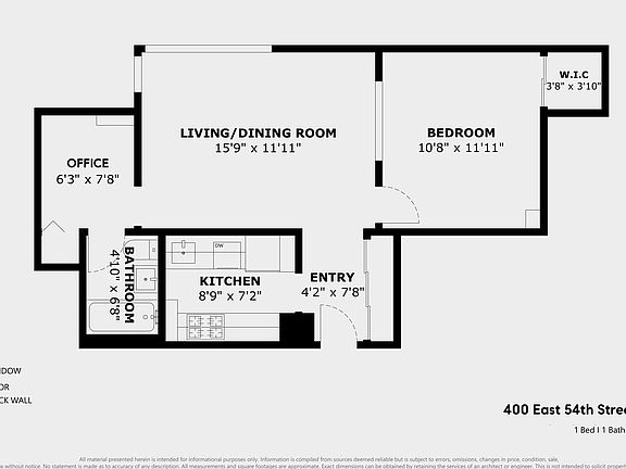 2nd image of 400 E 54th St APT 27H