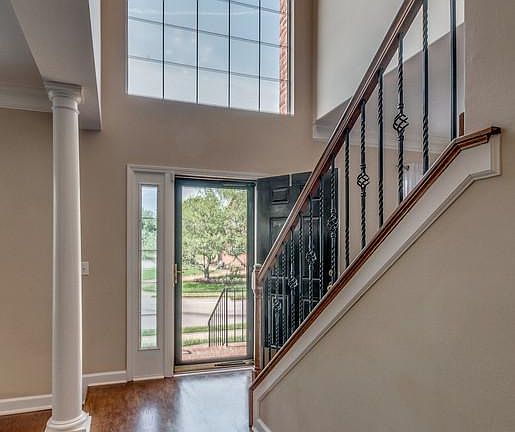 Grand entrance - two-story entry into the house