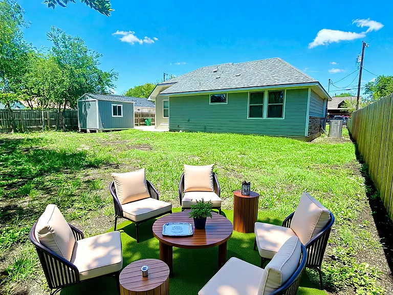 rear yard