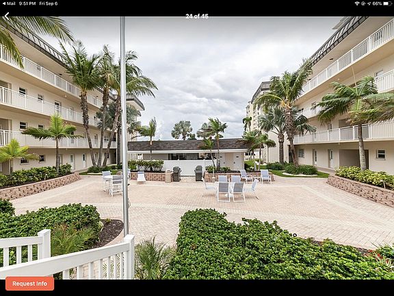 Clubhouse and courtyard area