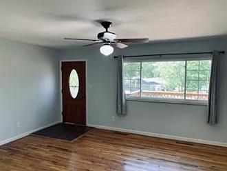 Living room entry off deck