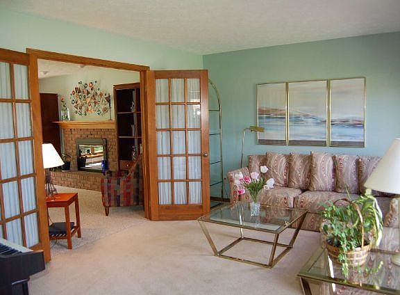 Living Room opens to Family Room