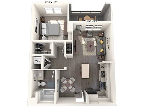 Floor plan AM17-724-725