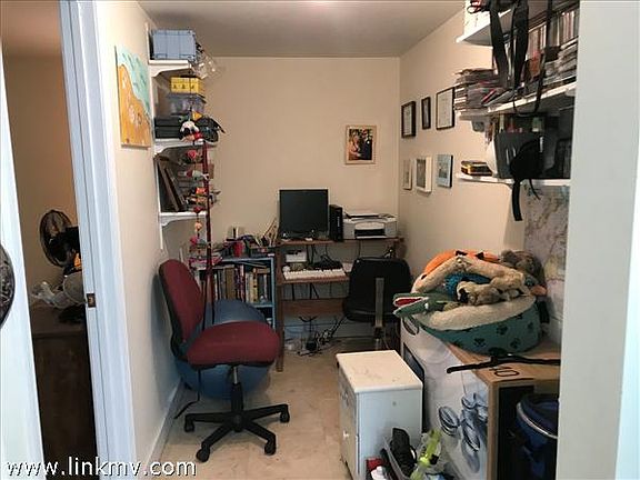 walk out finished basement office area