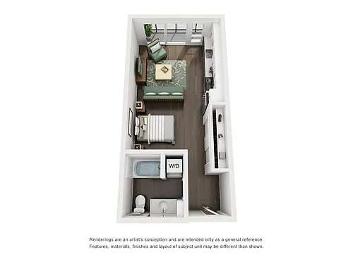 Floor plan Studio