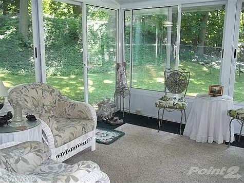 The backyard is an oasis in the city!