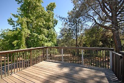 Deck overlooking beautiful acreage