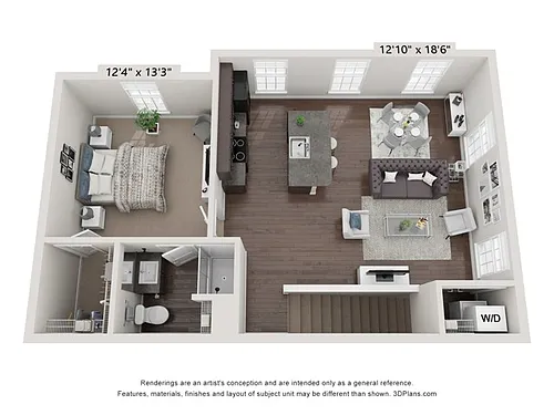 Floor plan Bentley Flat