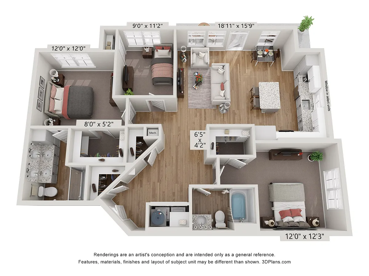 Floor plan C1 - Sapphire