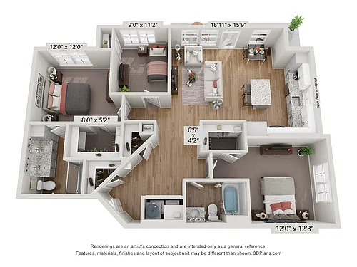 Floor plan C1 - Sapphire