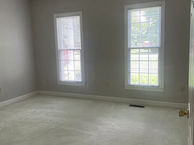 Bedroom number 2, large closet with extra shelving